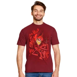 Alastor T-shirt voor Hazbin Hotel Fans rood