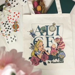 Alice in Wonderland - Bloemen Jutetas