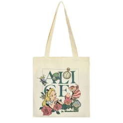 Alice in Wonderland - Bloemen Jutetas