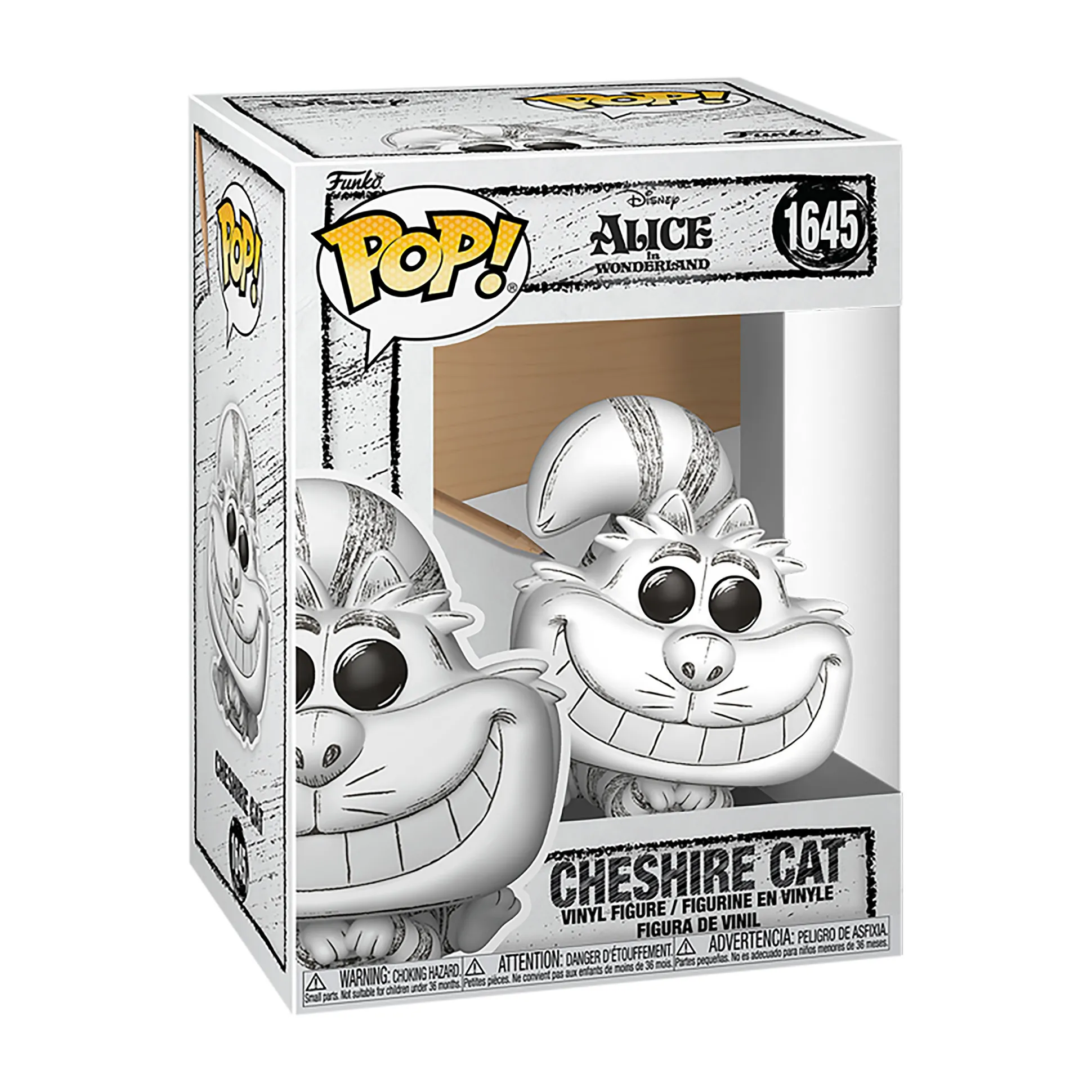 Alice in Wonderland - Cheshire Cat Sketched Funko Pop! Figuur