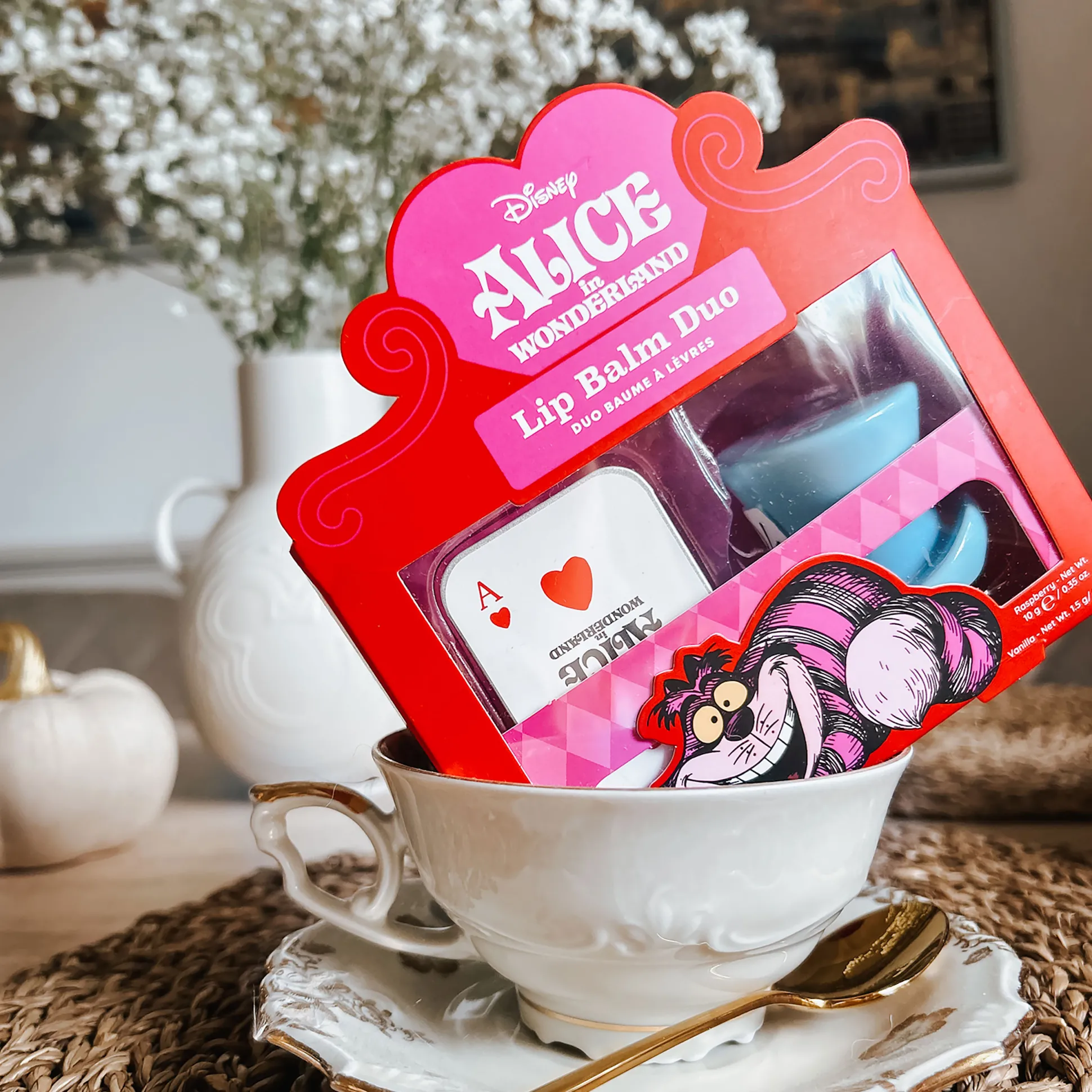 Alice in Wonderland - Lippenbalsem 2-delige Set