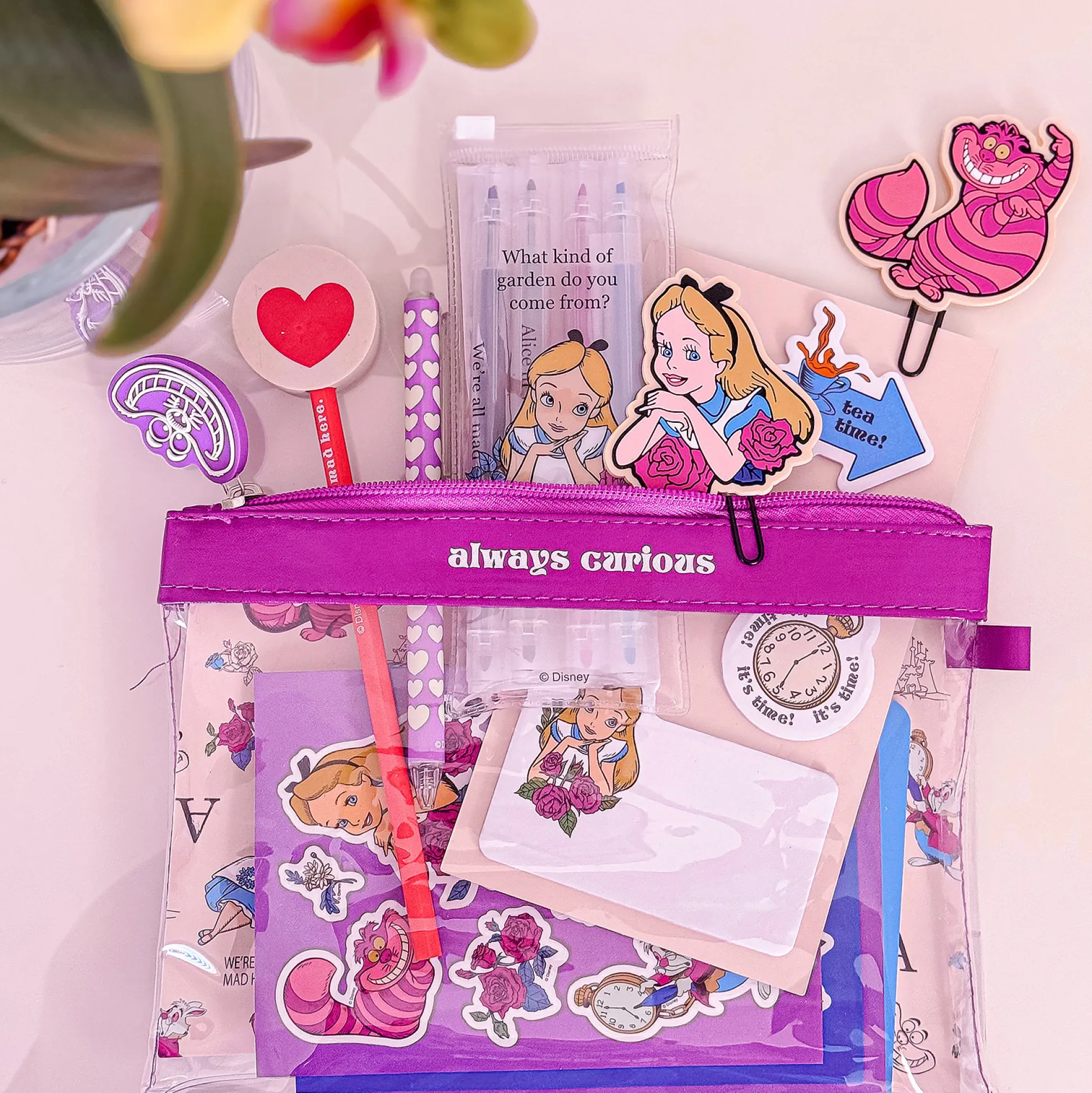 Alice in Wonderland - Schrijfset