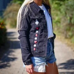 Alice in Wonderland - World Of My Own Spijkerjas Dames Zwart