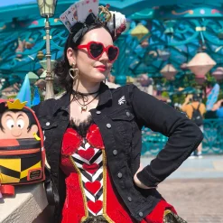 Alice in Wonderland - World Of My Own Spijkerjas Dames Zwart