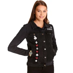 Alice in Wonderland - Zwarte dames spijkerjas