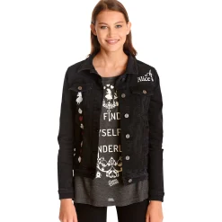 Alice in Wonderland - Zwarte dames spijkerjas