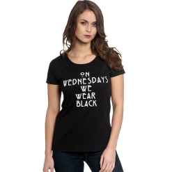 American Horror Story - Wednesdays Dames T-shirt Zwart