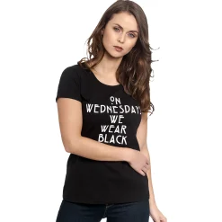 American Horror Story - Wednesdays Dames T-shirt Zwart