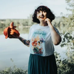 Ariël - Klassiek Poster T-Shirt wit