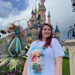 Ariël - Klassiek Poster T-Shirt wit