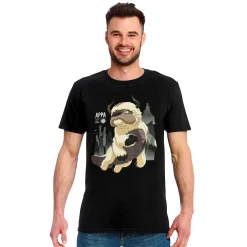 Avatar De Laatste Luchtmeester - Vliegende Appa T-Shirt Zwart