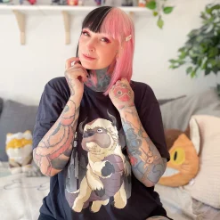 Avatar De Laatste Luchtmeester - Vliegende Appa T-Shirt Zwart