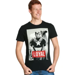 Avengers - Captain America Loyal T-shirt zwart