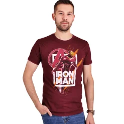 Avengers - Iron Man Fly T-Shirt rood