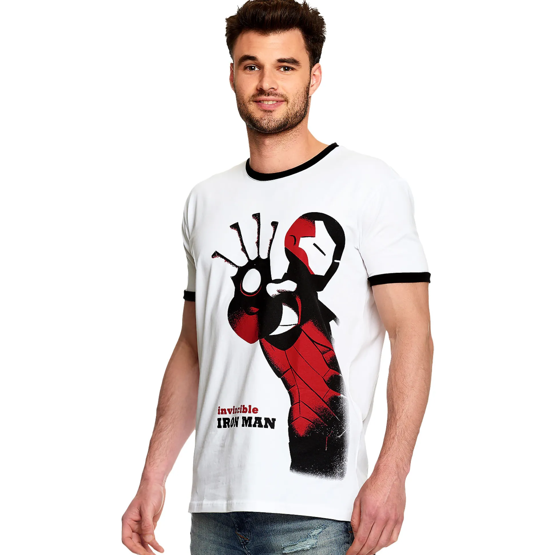 Avengers - Onoverwinnelijke Iron Man T-shirt wit