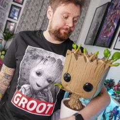 Baby Groot T-shirt zwart - Marvel