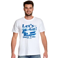 Back to the Future - Laten we gaan T-shirt wit