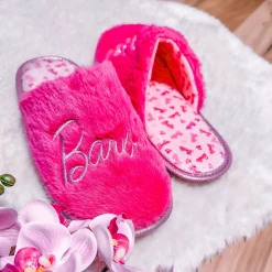 Barbie - Logo Pluche Pantoffels