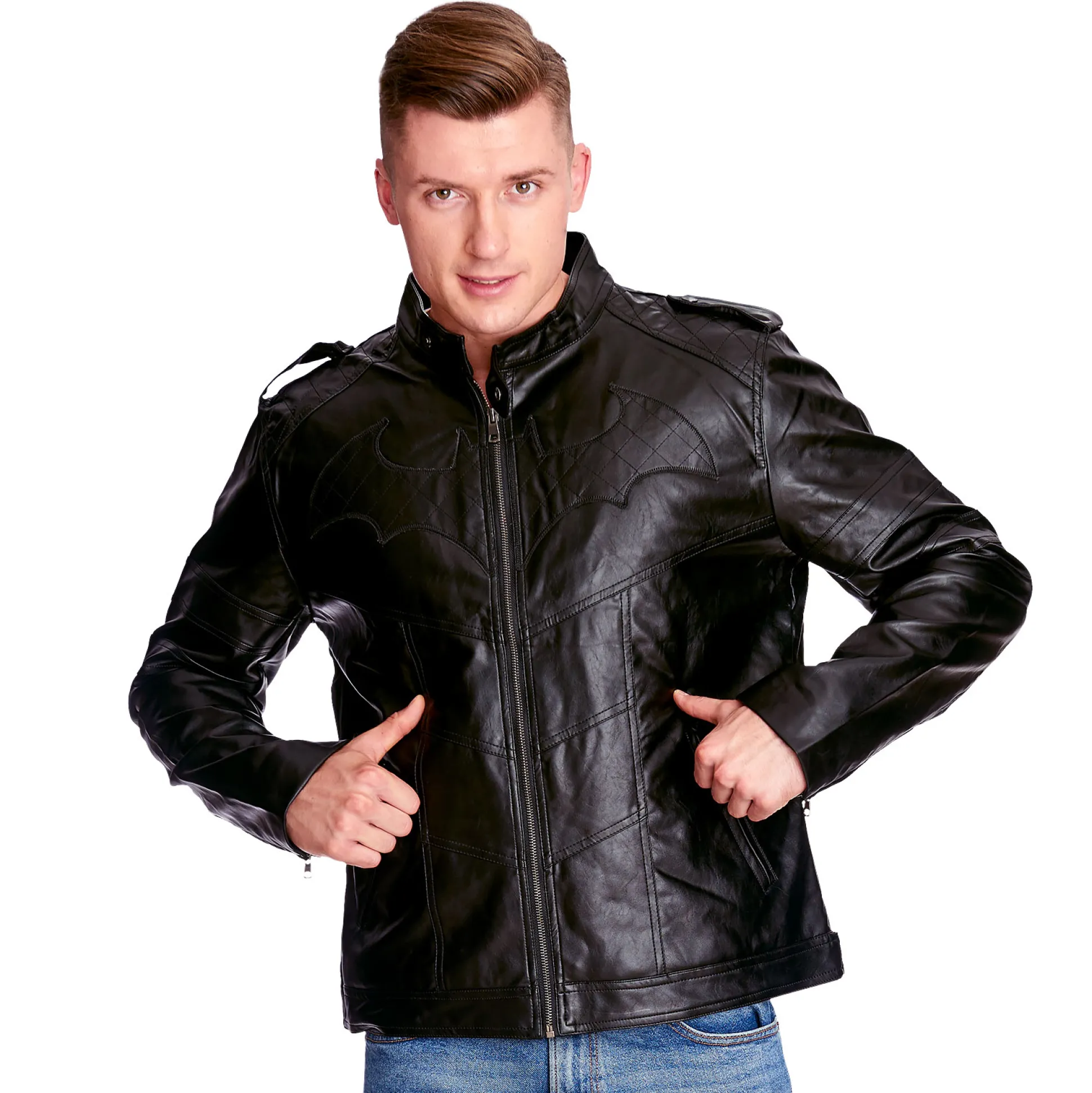 Batman - Arkham Knight Logo Kunstleren Jas