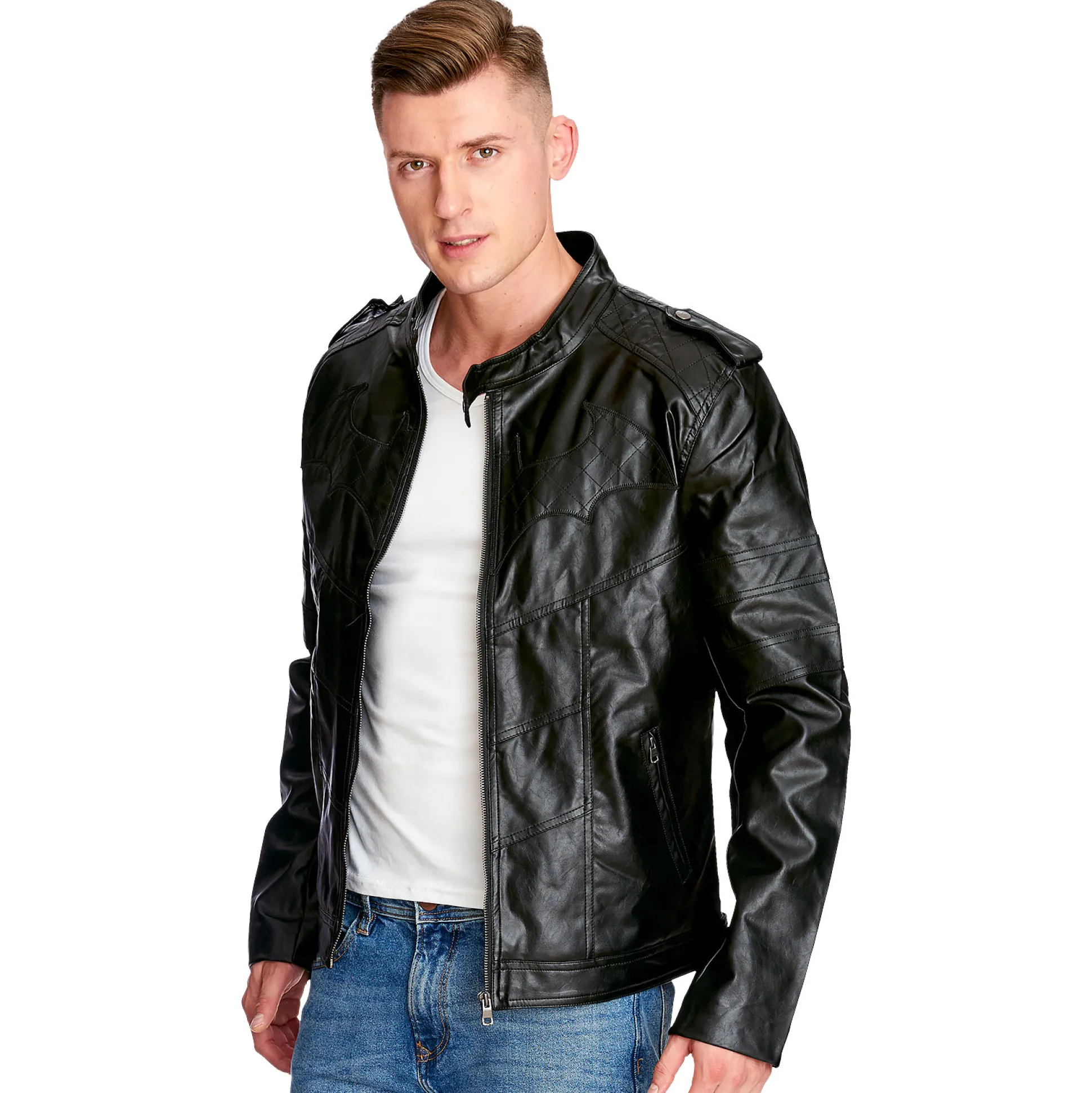 Batman - Arkham Knight Logo Kunstleren Jas