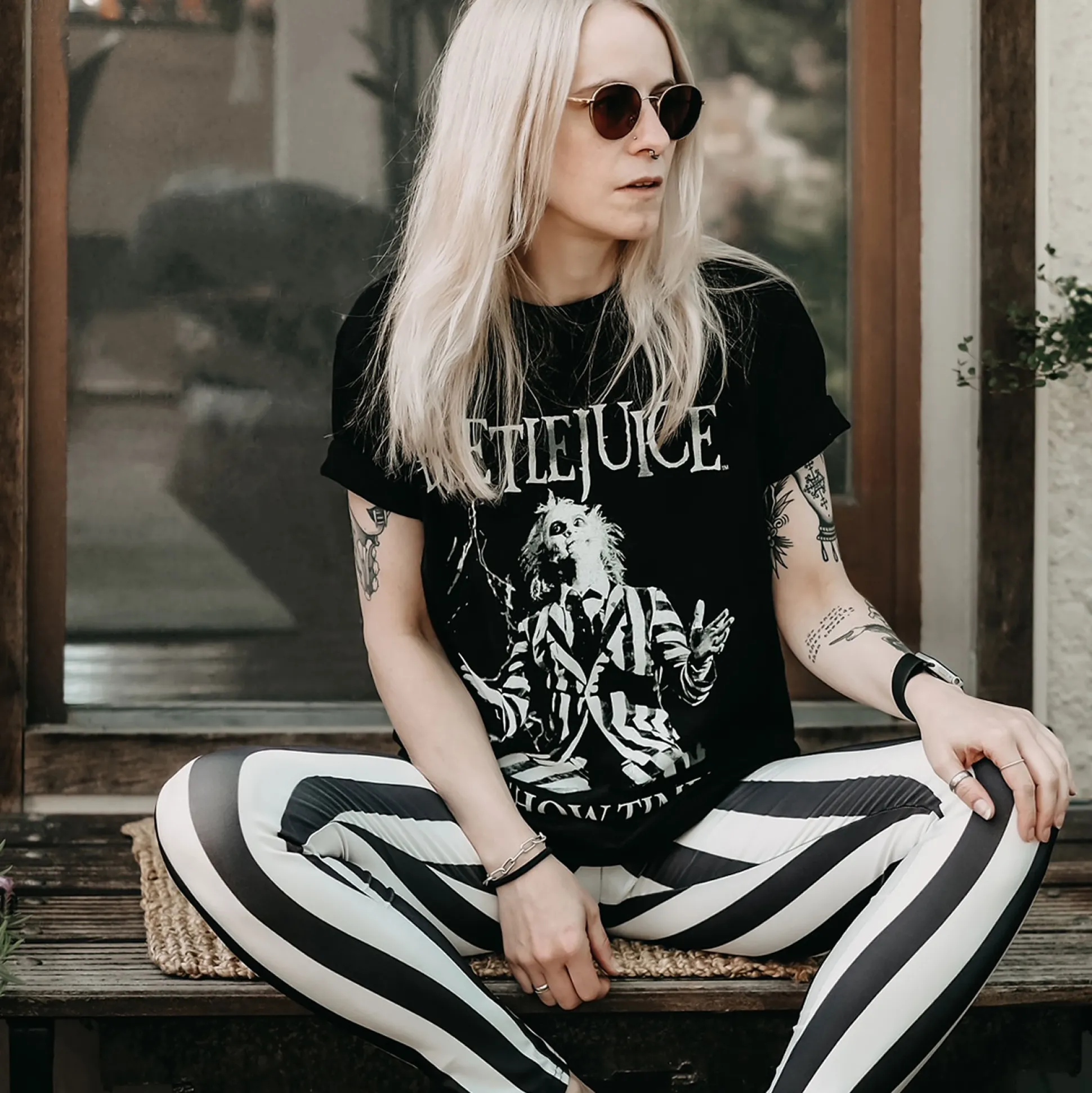 Beetlejuice - Het is Show Time! T-shirt zwart