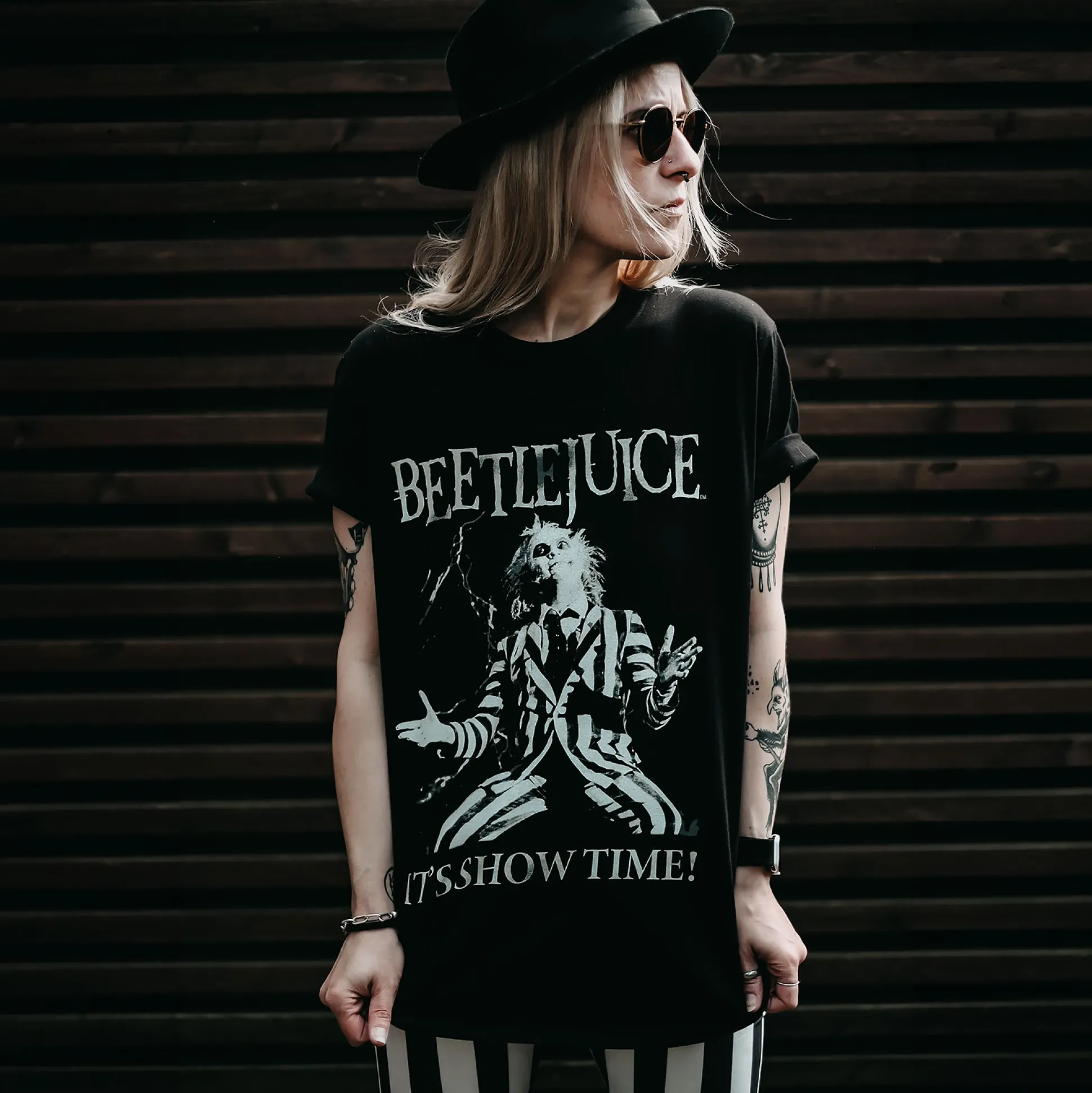 Beetlejuice - Het is Show Time! T-shirt zwart