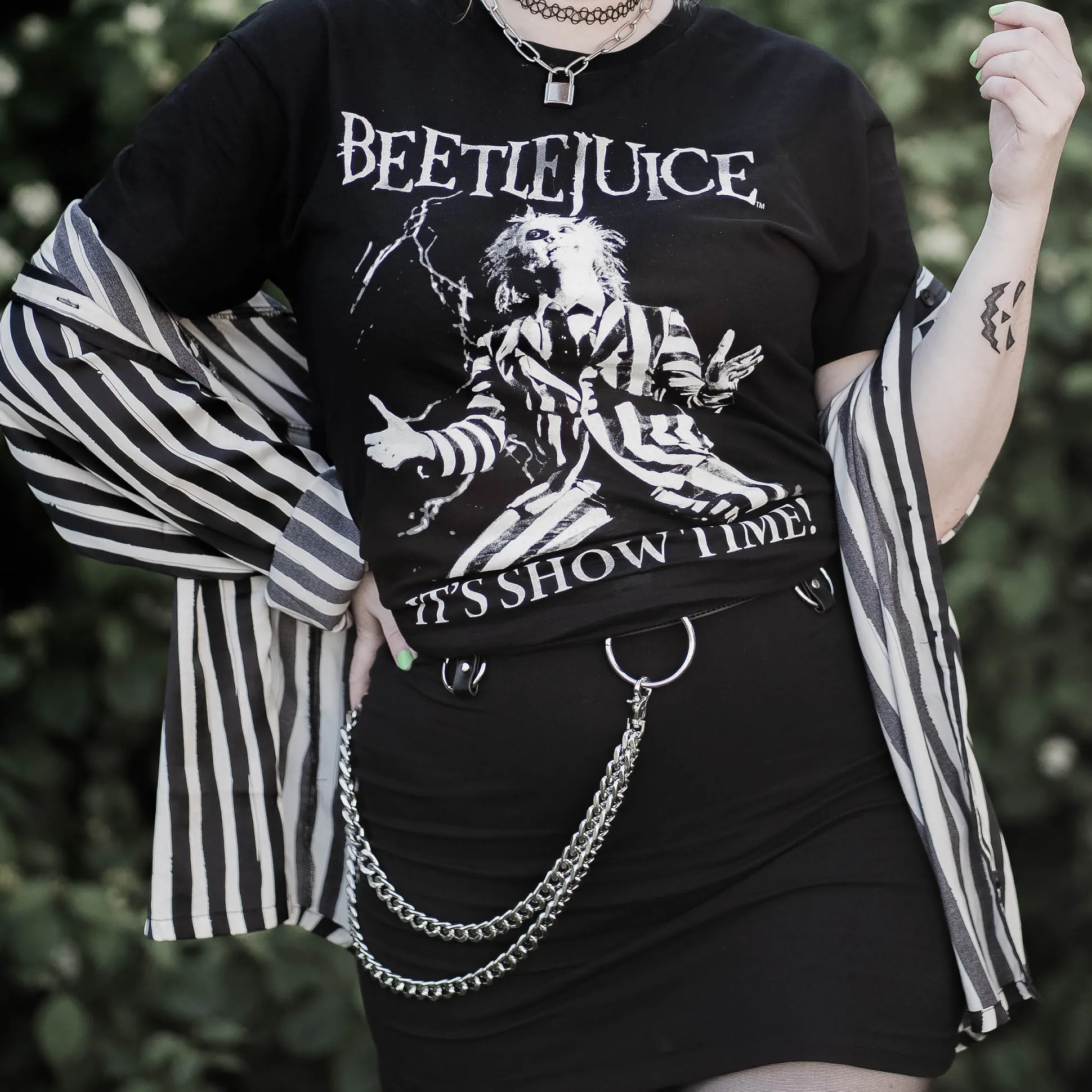Beetlejuice - Het is Show Time! T-shirt zwart