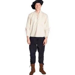 Bertram herenbroek met vetersluiting onderbeen zwart