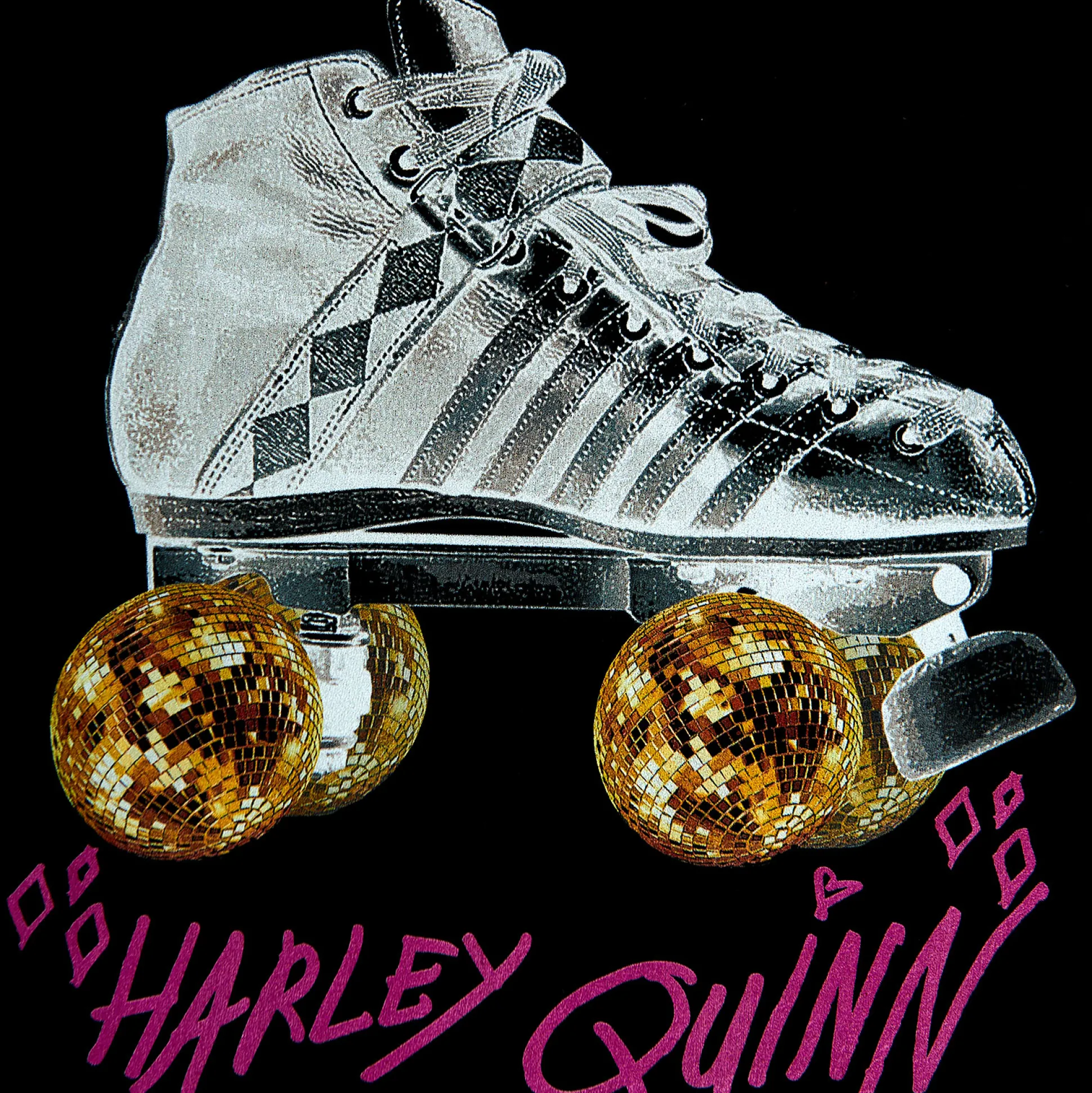 Birds of Prey - Harley Roller Skates Crop Top Dames zwart