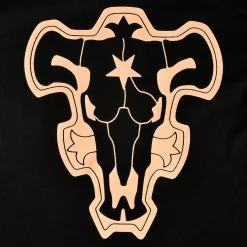 Black Clover - Zwart Stier Symbool T-Shirt Zwart