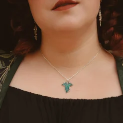 Blad Broche Ketting - Lord of the Rings