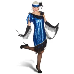 Blue Girl - Charleston Kostuum