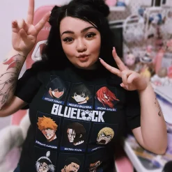 Blue Lock - Characters T-Shirt Zwart