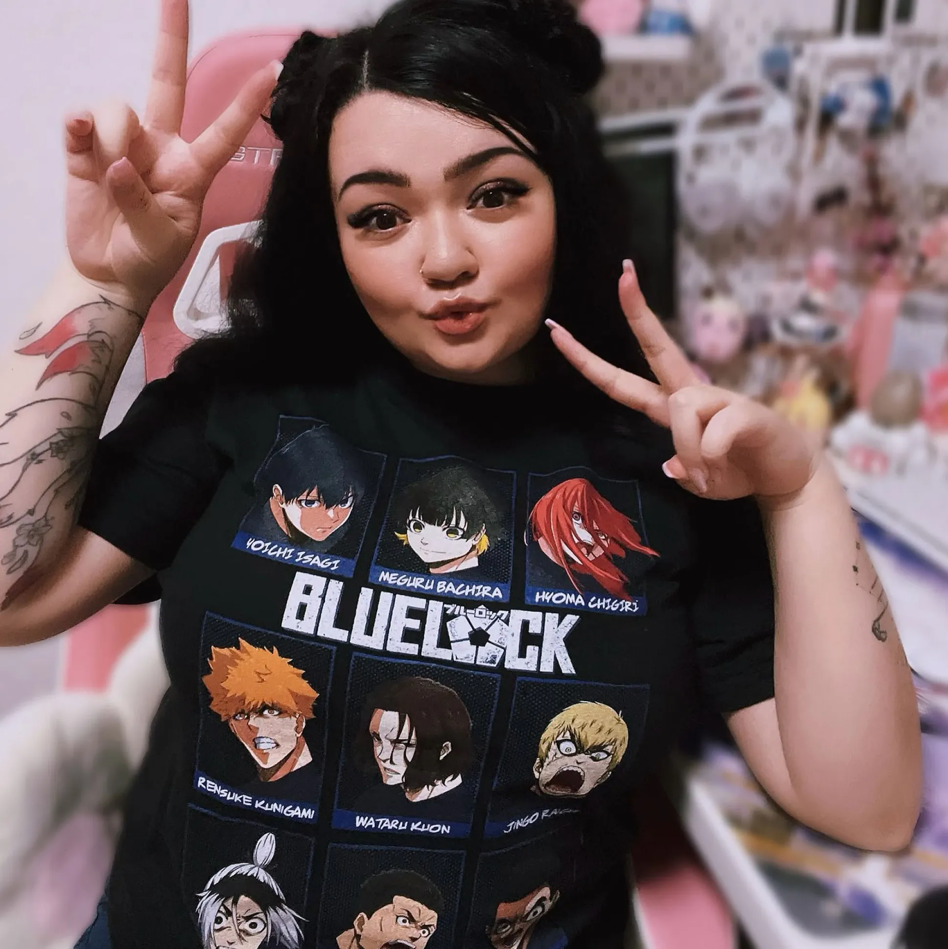 Blue Lock - Characters T-Shirt Zwart