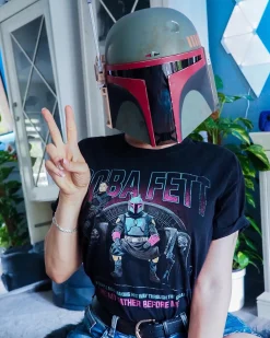 Boba Fett Throne T-shirt zwart - Star Wars Mandalorian