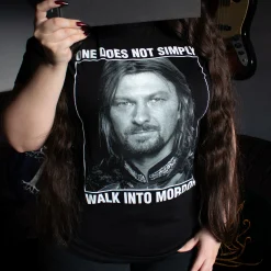 Boromir Men loopt niet zomaar Mordor binnen T-shirt - Lord of the Rings