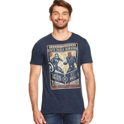 Captain America - Super Soldier Showdown Blauw T-shirt