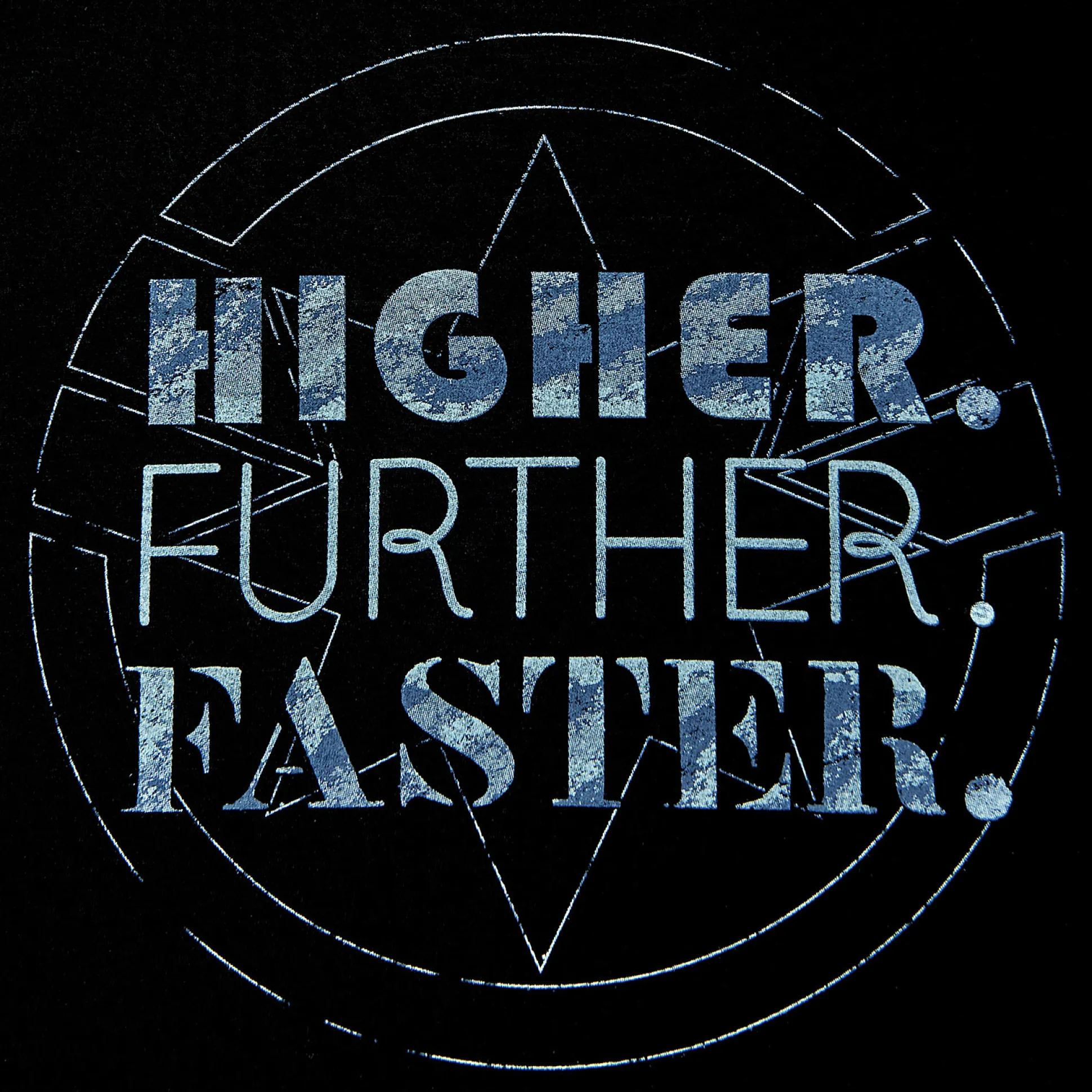 Captain Marvel - Hoger Verder Sneller T-Shirt zwart