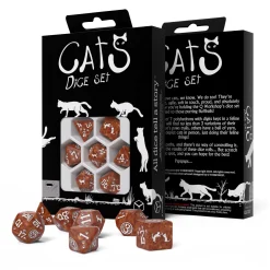 Cats - Muffin RPG Dobbelstenen Set 7st