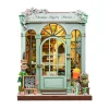 CuteBee - Champs-Élysées Florist miniatuurhuis Book Nook modelbouwset