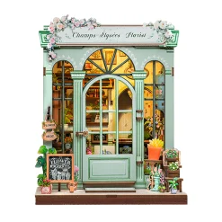 CuteBee - Champs-Élysées Florist miniatuurhuis Book Nook modelbouwset