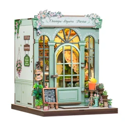 CuteBee - Champs-Élysées Florist miniatuurhuis Book Nook modelbouwset
