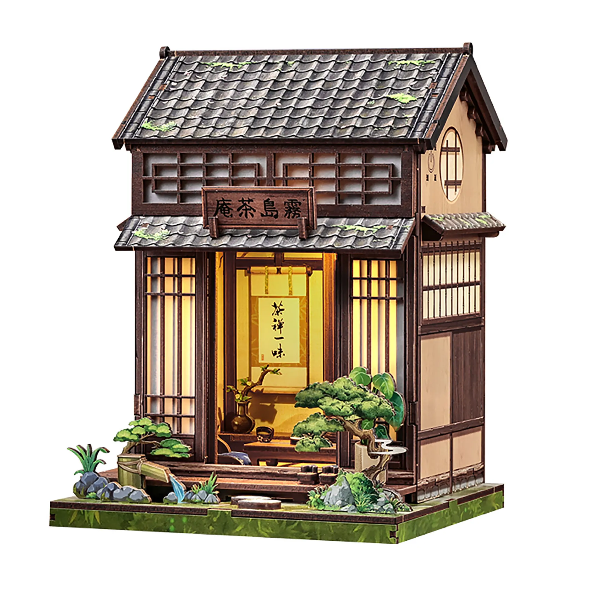 CuteBee - Kirishima Cha-an miniatuurhuis Book Nook modelbouwset