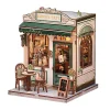 CuteBee - Sunny Cafe miniatuurhuis Book Nook modelbouwpakket