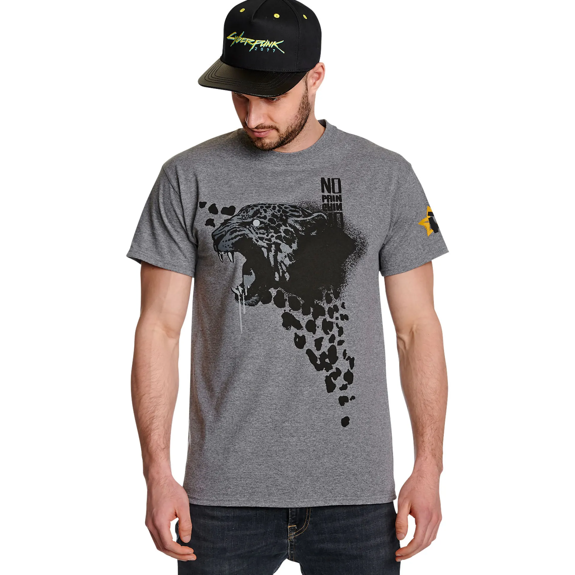 Cyberpunk 2077 - Animals Spray T-shirt grijs
