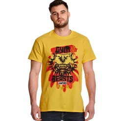 Cyberpunk 2077 - Gym Beasts T-shirt geel