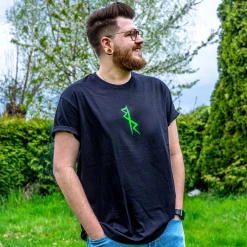 Cyberpunk Edgerunners - Rebecca Neon T-shirt Zwart