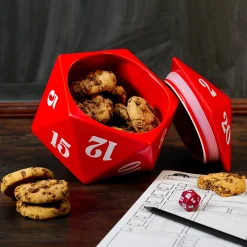 D20 Dobbelsteen Koekjespot voor Pen & Paper Fans