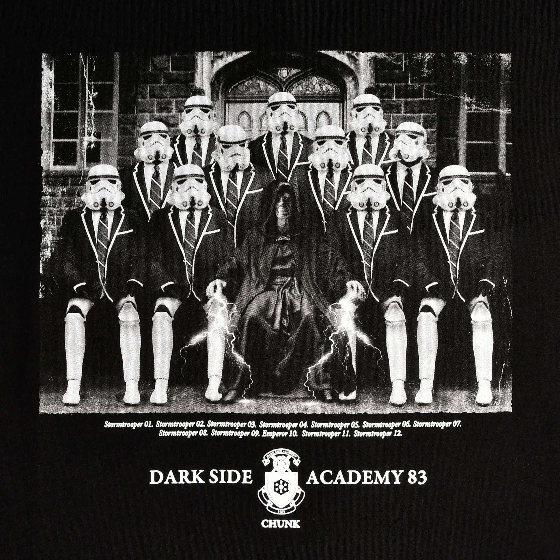 Dark Side Academy 83 T-Shirt voor Star Wars Fans zwart