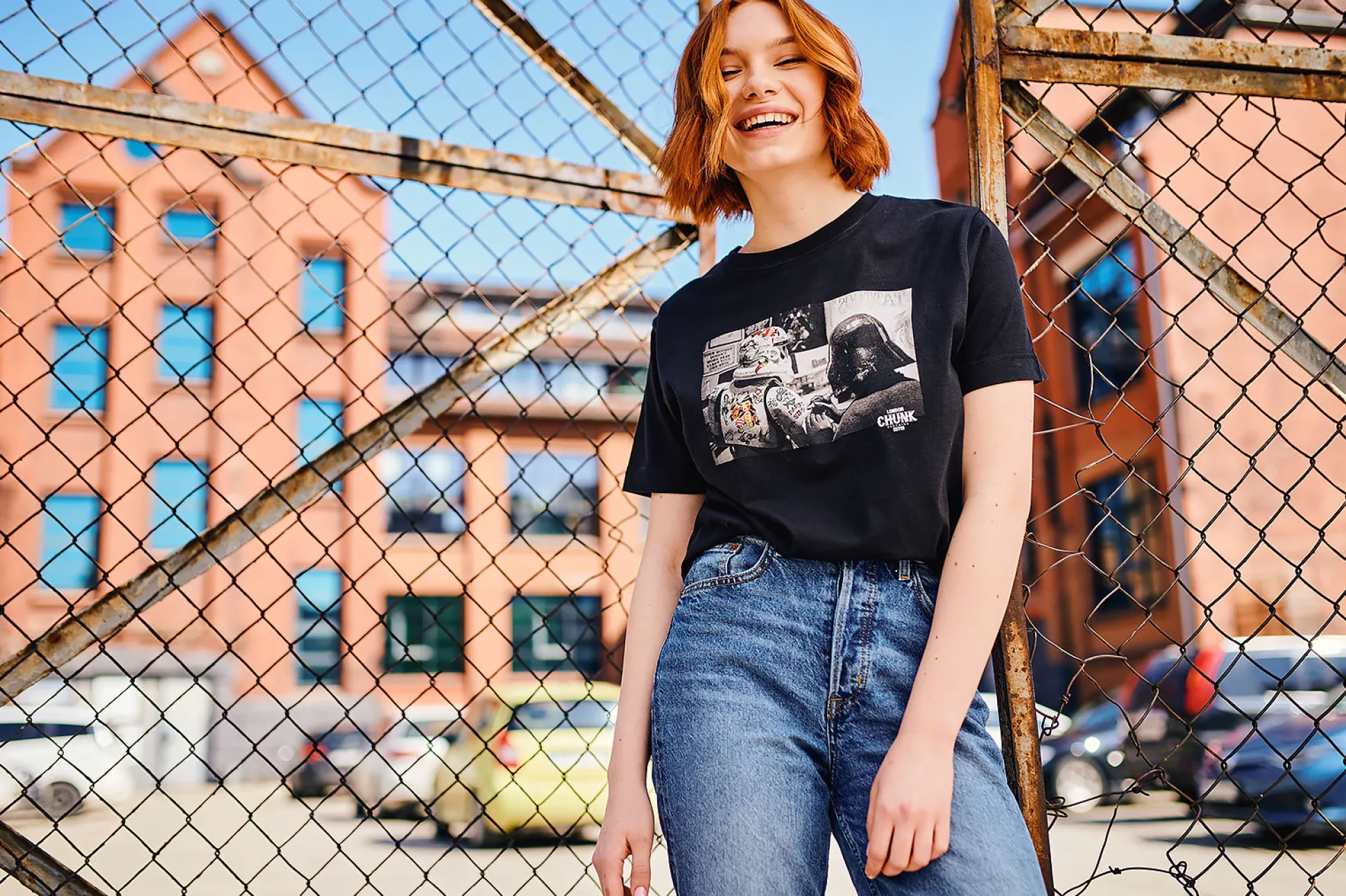 Dark Side Tattoo T-Shirt voor Star Wars Fans Zwart